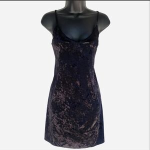 Vintage Hollister Velvet Dress in Black